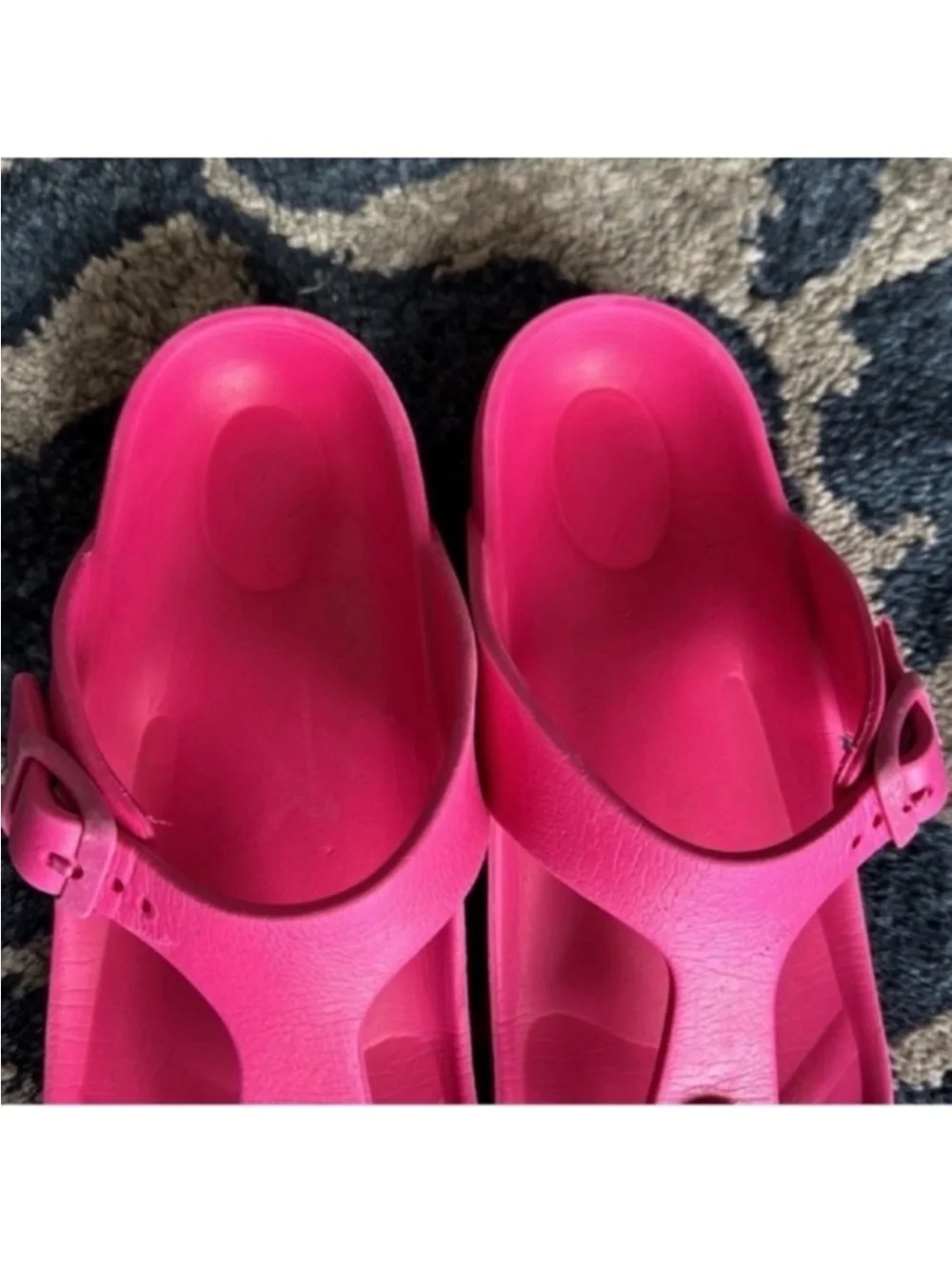 BIRKENSTOCK Girl/kids Eva Sandals/Slides Sz 2/EU33 Pink Rubber Plastic
